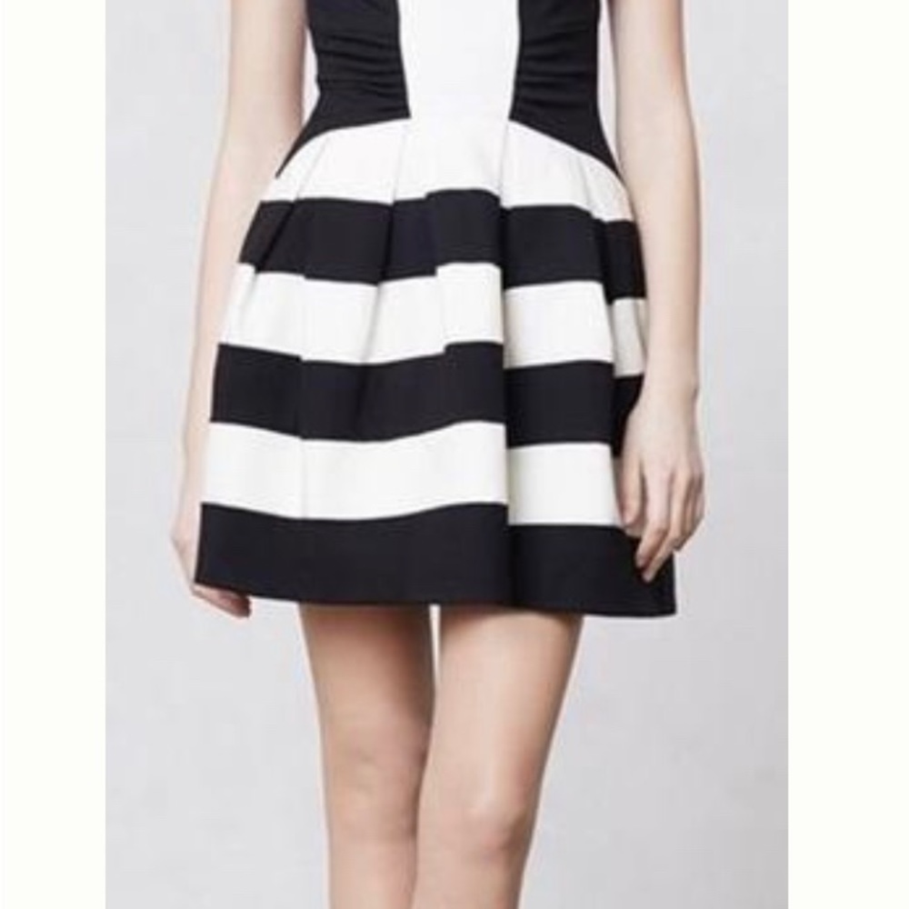 ANTHRO Eva Franco Hollie black & white dress - Picture 5 of 11